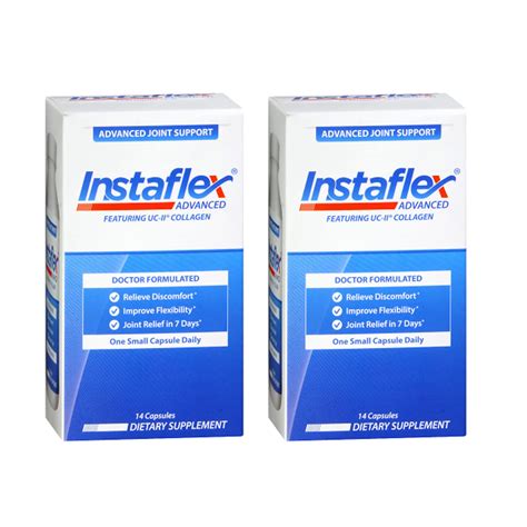 Instaflex advanced joint support 14 ea - Instaflex Advanced quickly gets to the root cause of your joint discomfort. Instaflex ® Advanced was developed by Dr. David Katz—director and co-founder of the Yale-Griffin Prevention Research Center and director of integrative medicine at Griffin Hospital as well as chief medical advisor for Instaflex. Instaflex Advanced is a fast-acting supplement …
